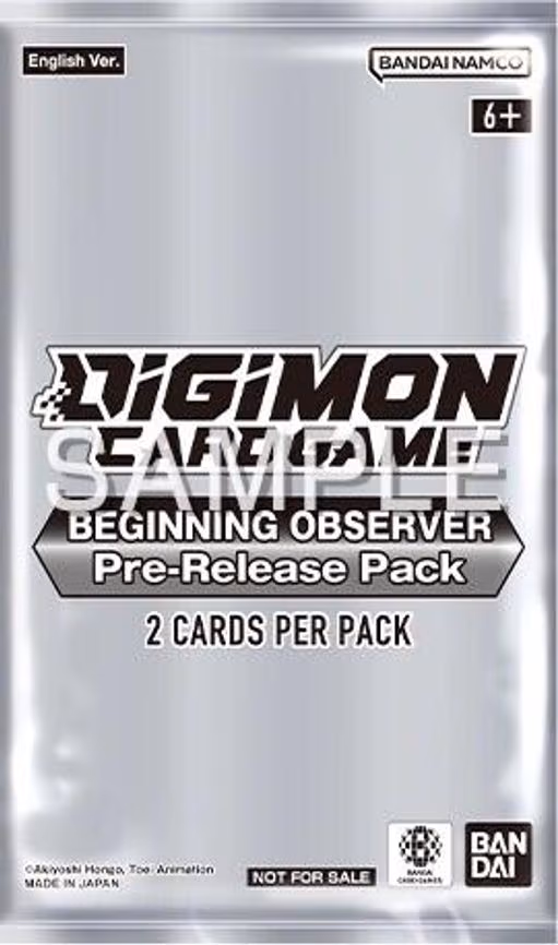 Beginning Observer Pre-Release Cards set