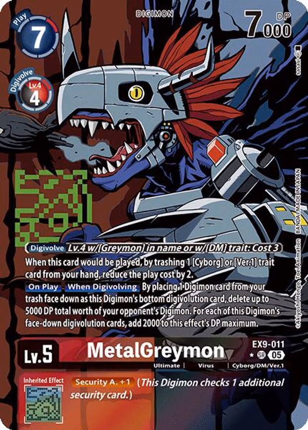 MetalGreymon (Alternate Art) trading card