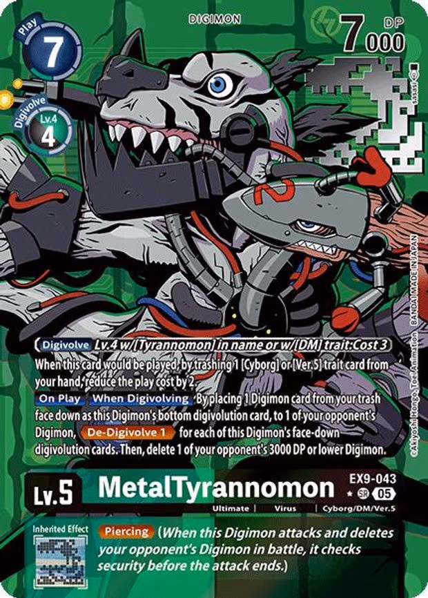MetalTyrannomon (Alternate Art) trading card